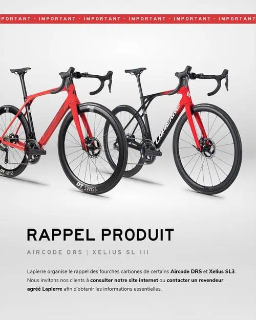 Rappel produits Aircode DRS et Xelius SL 2021-2022-2023